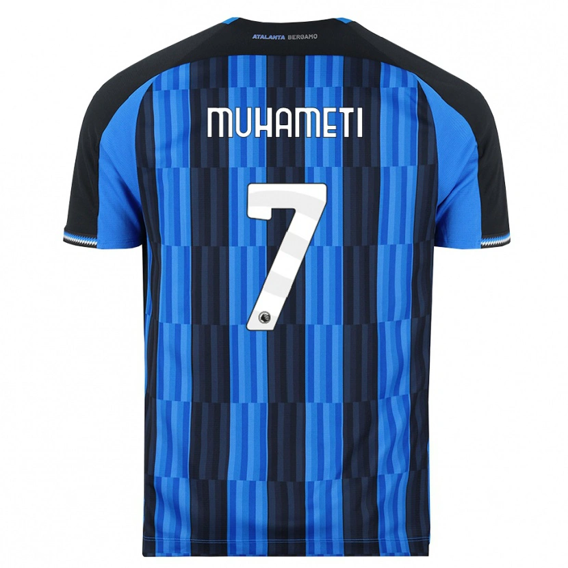 Danxen Dames Endri Muhameti #7 Blauw Zwart Rood Thuisshirt Thuistenue 2026/27 T-Shirt België