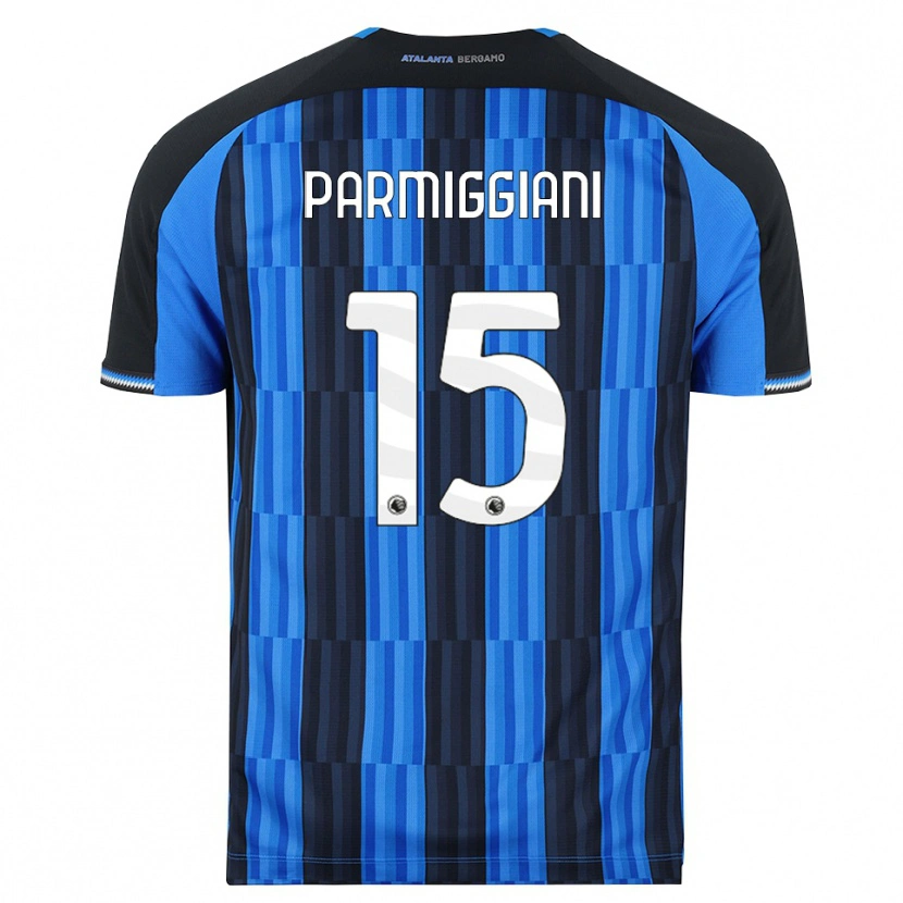 Danxen Dames Pietro Parmiggiani #15 Blauw Zwart Rood Thuisshirt Thuistenue 2026/27 T-Shirt België