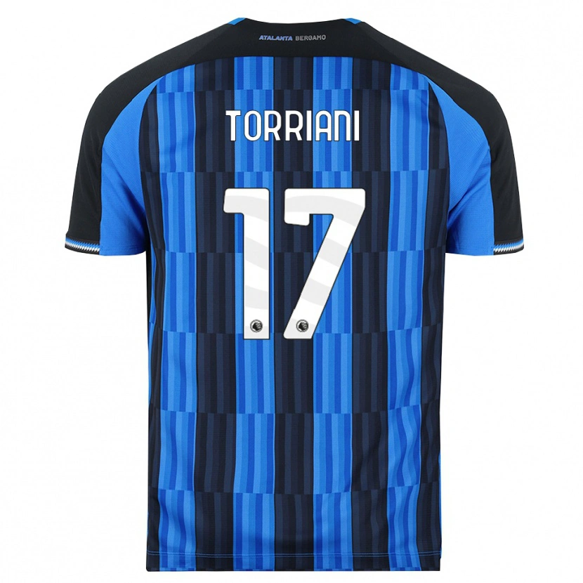 Danxen Dames Andrea Torriani #17 Blauw Zwart Rood Thuisshirt Thuistenue 2026/27 T-Shirt België