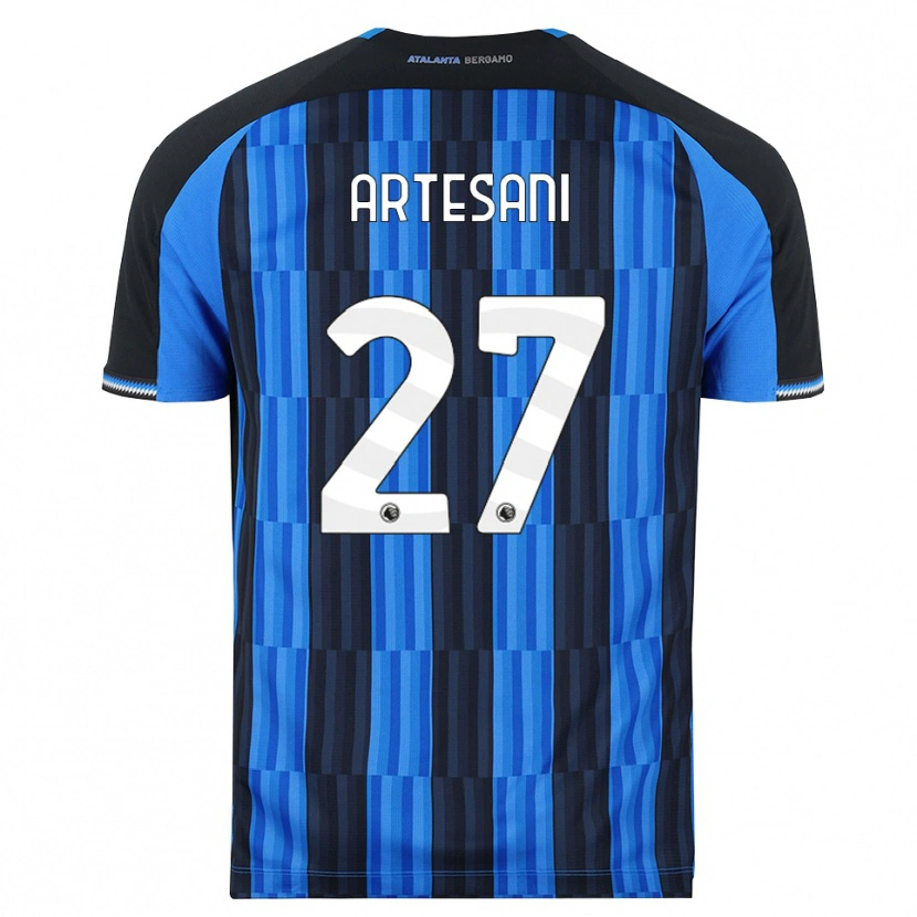 Danxen Dames Nicolò Artesani #27 Blauw Zwart Rood Thuisshirt Thuistenue 2026/27 T-Shirt België
