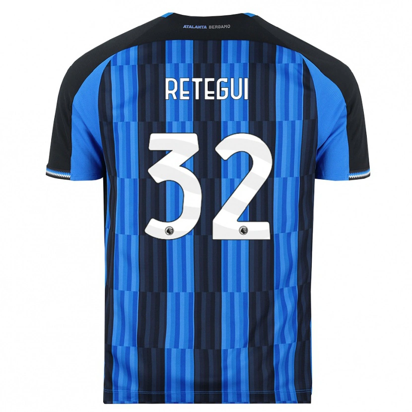 Danxen Dames Mateo Retegui #32 Blauw Zwart Rood Thuisshirt Thuistenue 2026/27 T-Shirt België