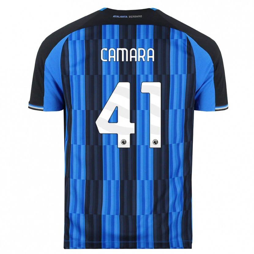 Danxen Dames Ibrahima Camara #41 Blauw Zwart Rood Thuisshirt Thuistenue 2026/27 T-Shirt België