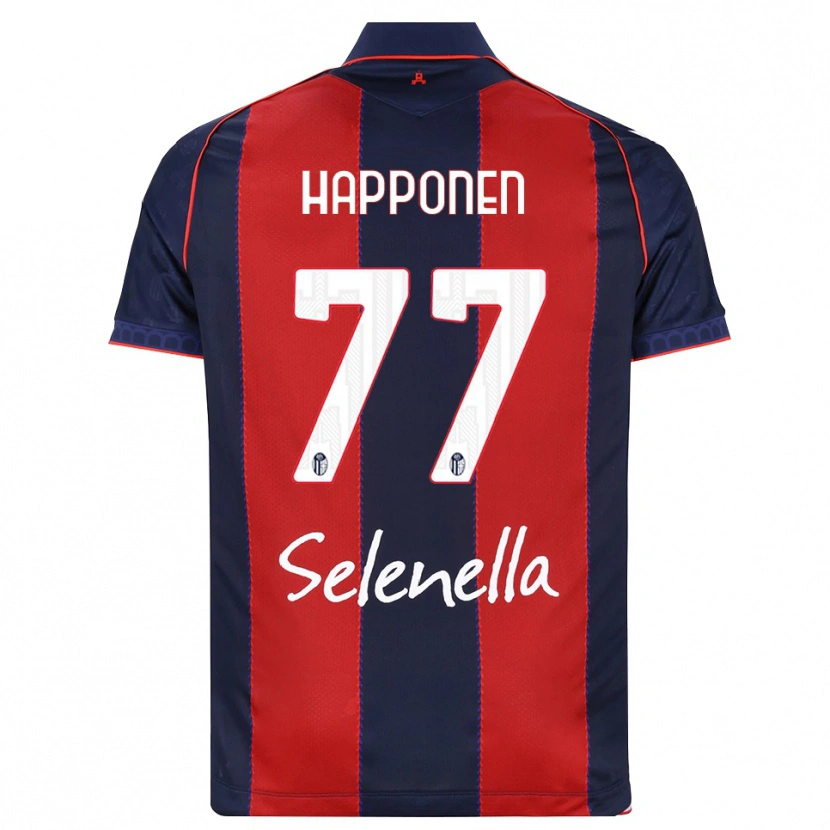 Danxen Dames Ukko Happonen #77 Koninklijk Blauw Rood Wit Thuisshirt Thuistenue 2026/27 T-Shirt België