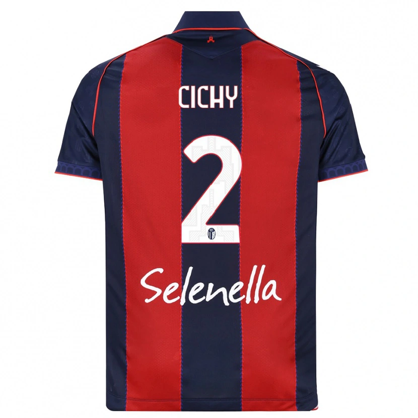 Danxen Dames Natan Cichy #2 Koninklijk Blauw Rood Wit Thuisshirt Thuistenue 2026/27 T-Shirt België