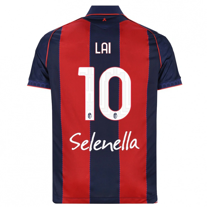 Danxen Dames Luca Lai #10 Koninklijk Blauw Rood Wit Thuisshirt Thuistenue 2026/27 T-Shirt België