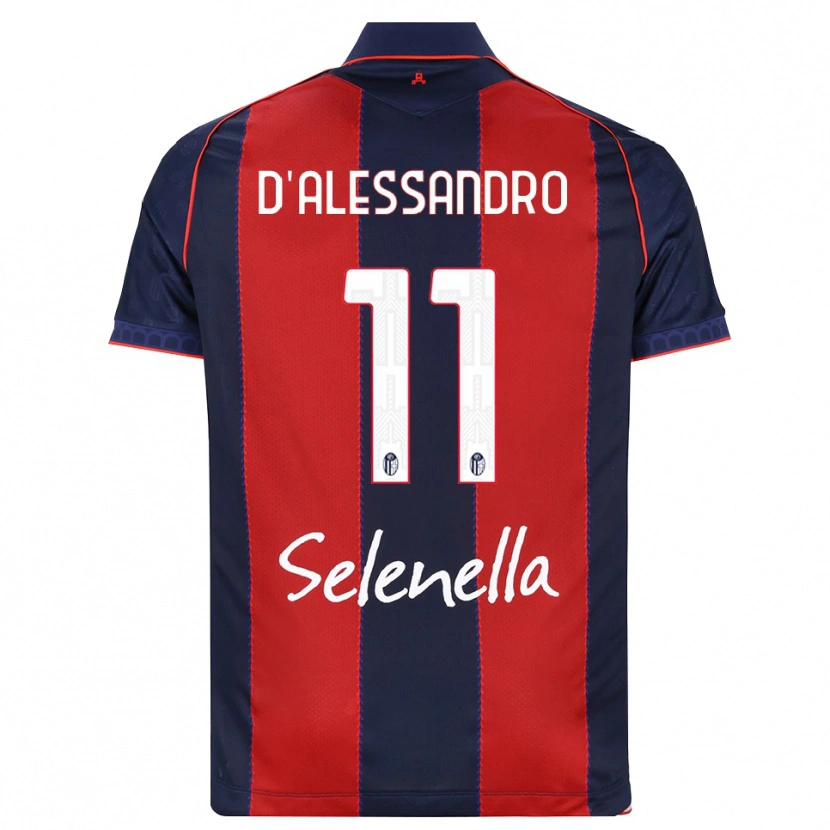 Danxen Dames Giuliano D'alessandro #11 Koninklijk Blauw Rood Wit Thuisshirt Thuistenue 2026/27 T-Shirt België