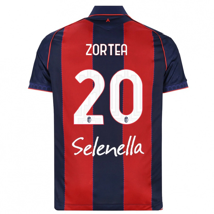 Danxen Dames Nadir Zortea #20 Koninklijk Blauw Rood Wit Thuisshirt Thuistenue 2026/27 T-Shirt België