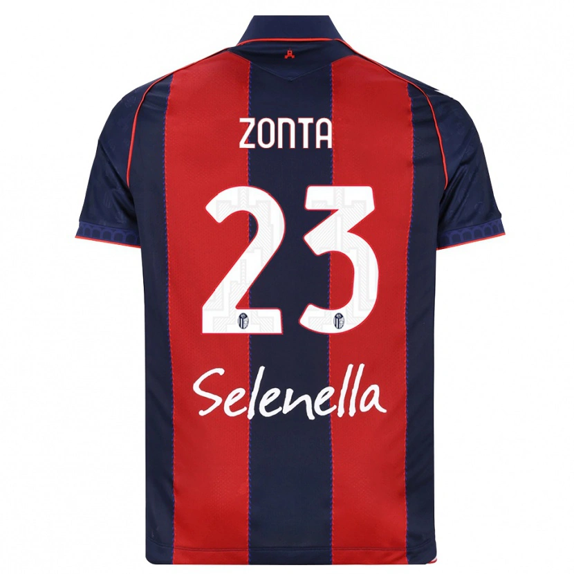 Danxen Dames Alessandro Zonta #23 Koninklijk Blauw Rood Wit Thuisshirt Thuistenue 2026/27 T-Shirt België