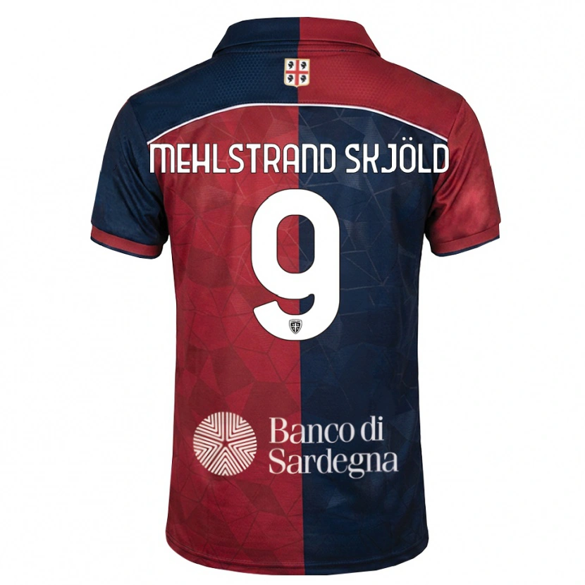 Danxen Dames William Mehlstrand Skjöld #9 Bordeauxrood Koninklijk Blauw Thuisshirt Thuistenue 2026/27 T-Shirt België