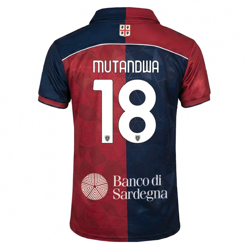 Danxen Dames Kingstone Mutandwa #18 Bordeauxrood Koninklijk Blauw Thuisshirt Thuistenue 2026/27 T-Shirt België