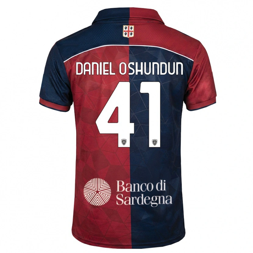 Danxen Dames Olasunkanmi Daniel Oshundun #41 Bordeauxrood Koninklijk Blauw Thuisshirt Thuistenue 2026/27 T-Shirt België