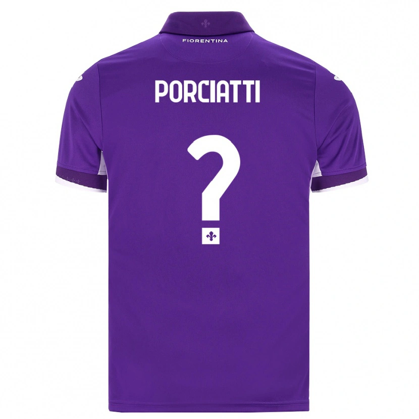 Danxen Dames Filippo Porciatti #0 Paars Wit Roze Thuisshirt Thuistenue 2026/27 T-Shirt België