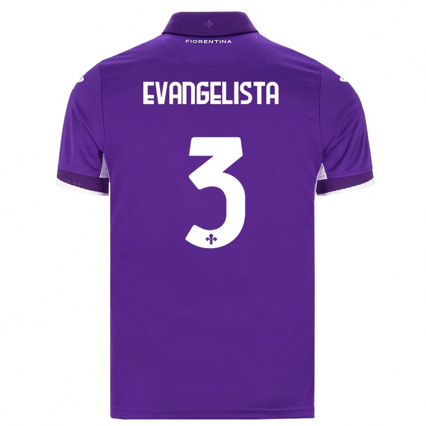 Danxen Dames Carlo Evangelista #3 Paars Wit Roze Thuisshirt Thuistenue 2026/27 T-Shirt België