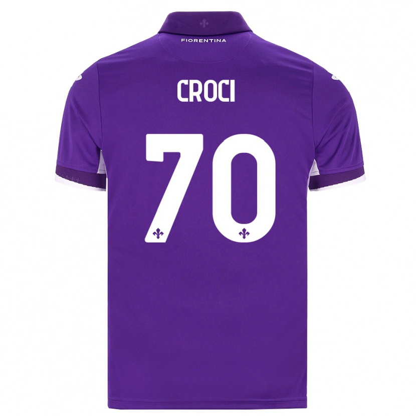 Danxen Dames Federico Croci #70 Paars Wit Roze Thuisshirt Thuistenue 2026/27 T-Shirt België