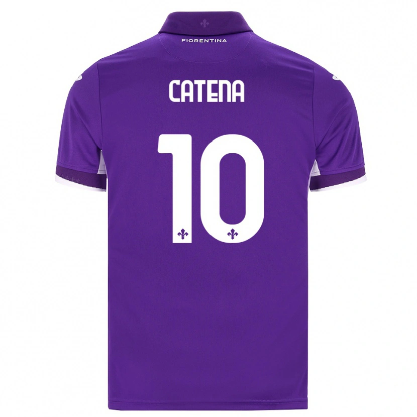 Danxen Dames Michaela Catena #10 Paars Wit Roze Thuisshirt Thuistenue 2026/27 T-Shirt België