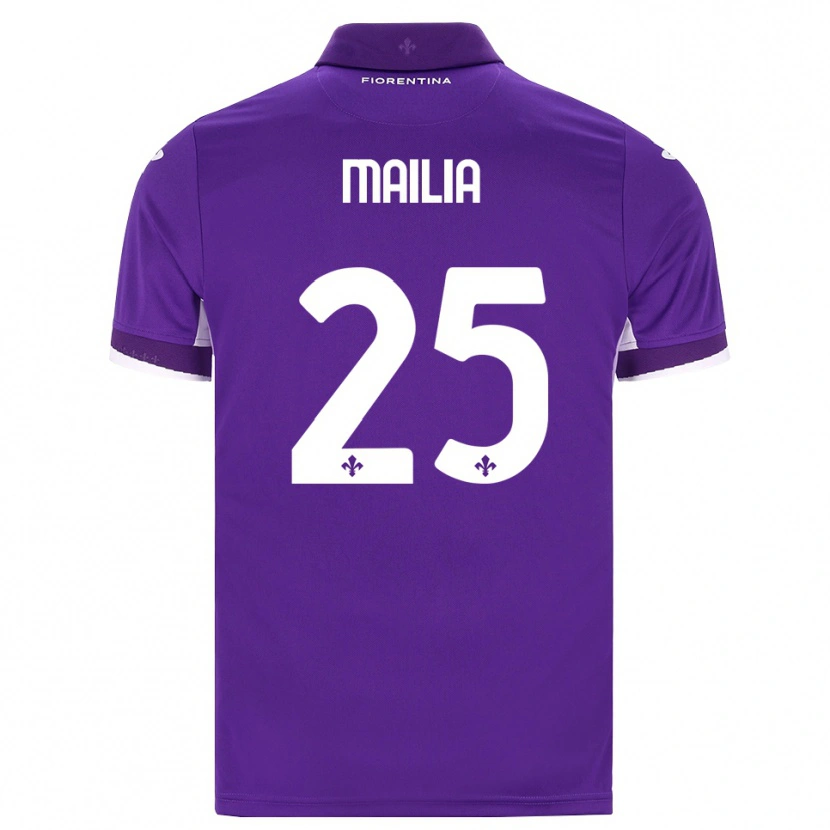 Danxen Dames Siria Mailia #25 Paars Wit Roze Thuisshirt Thuistenue 2026/27 T-Shirt België