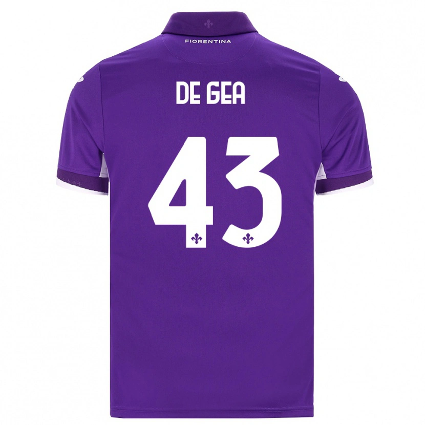 Danxen Dames David De Gea #43 Paars Wit Roze Thuisshirt Thuistenue 2026/27 T-Shirt België