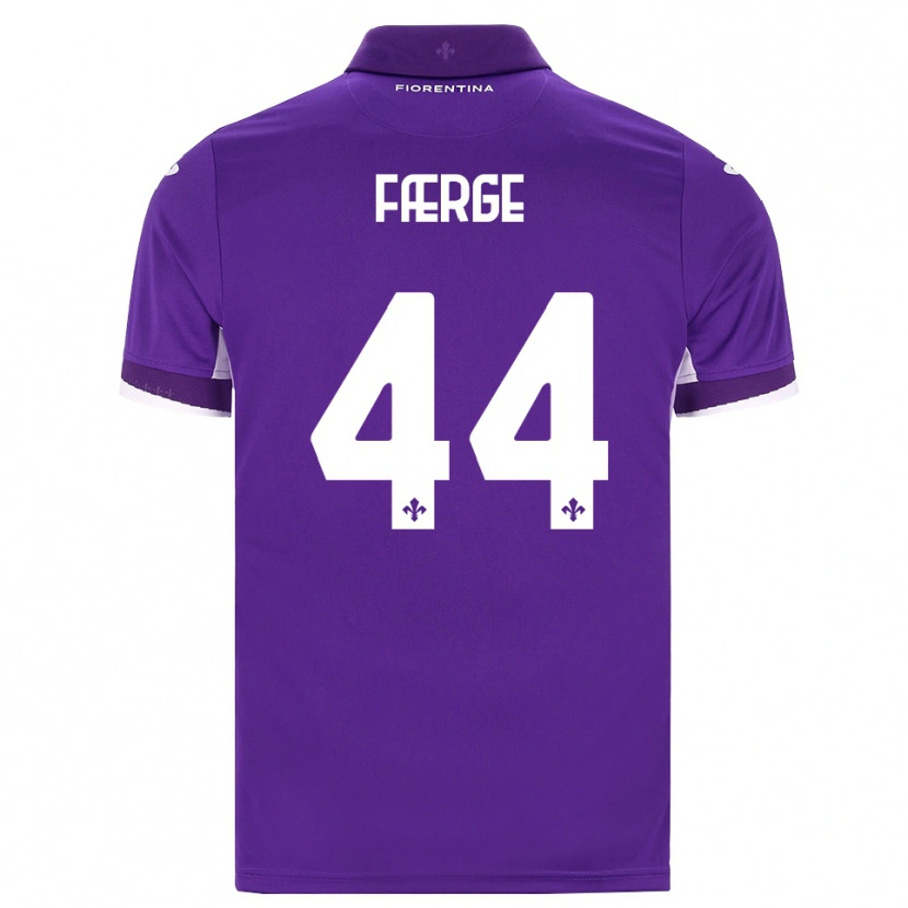 Danxen Dames Emma Færge #44 Paars Wit Roze Thuisshirt Thuistenue 2026/27 T-Shirt België