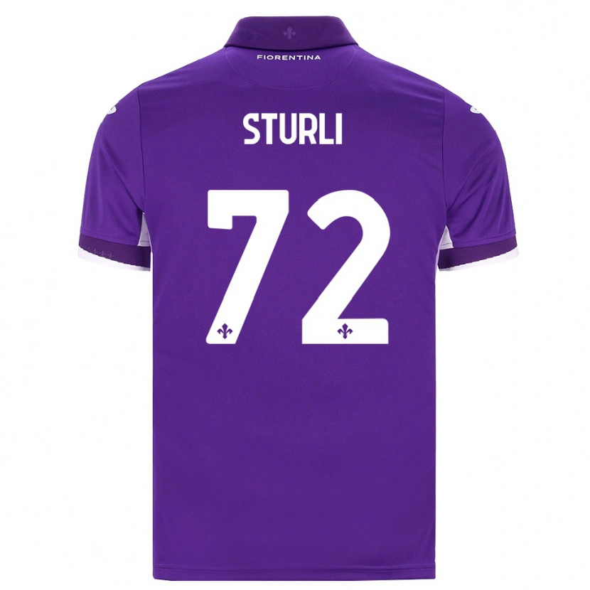 Danxen Dames Edoardo Sturli #72 Paars Wit Roze Thuisshirt Thuistenue 2026/27 T-Shirt België