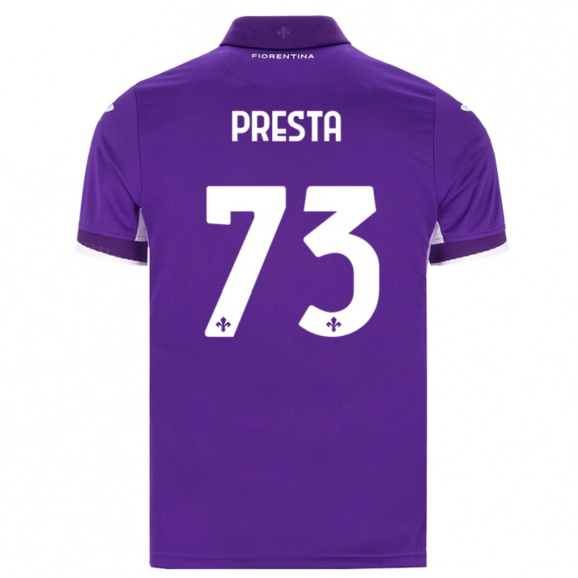 Danxen Dames Francesco Presta #73 Paars Wit Roze Thuisshirt Thuistenue 2026/27 T-Shirt België
