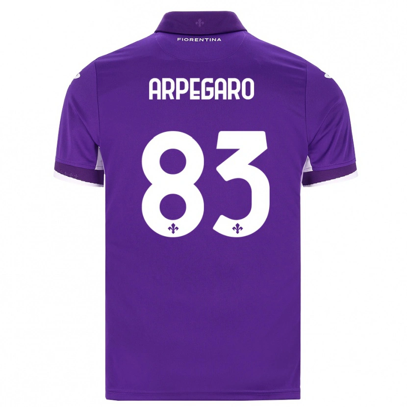 Danxen Dames Sofia Arpegaro #83 Paars Wit Roze Thuisshirt Thuistenue 2026/27 T-Shirt België