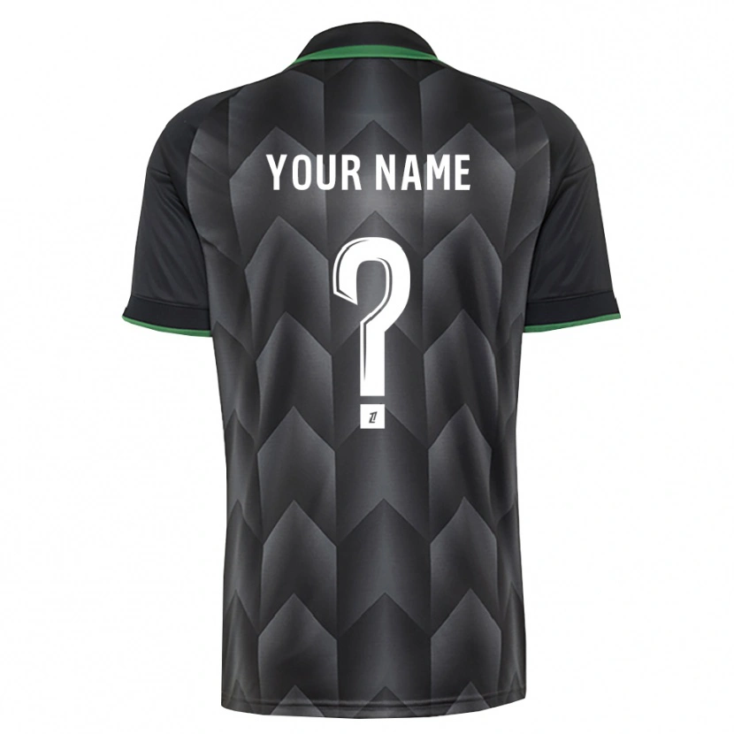 Danxen Dames Uw Naam #0 Wit Zwart Groen Uitshirt Uittenue 2026/27 T-Shirt België