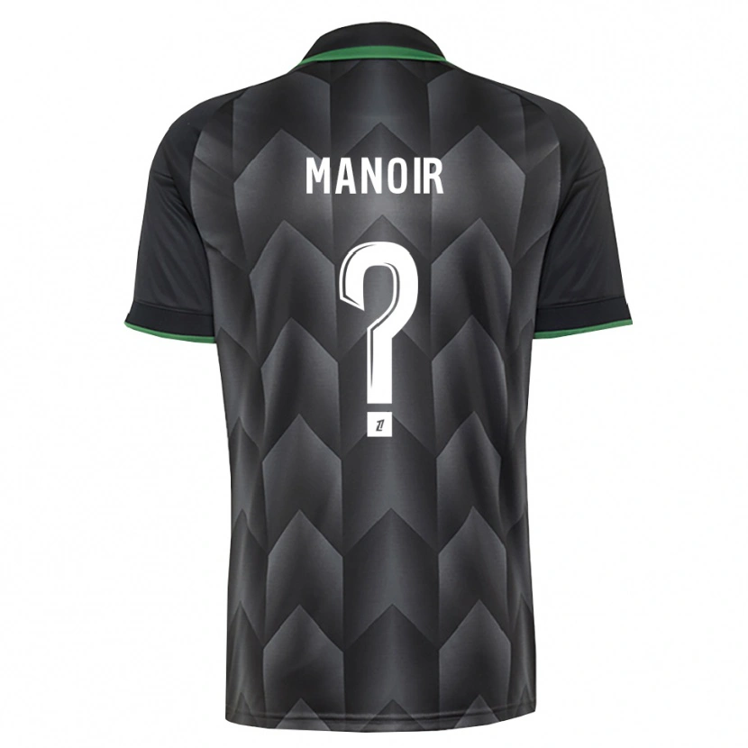 Danxen Dames Nael Manoir #0 Wit Zwart Groen Uitshirt Uittenue 2026/27 T-Shirt België