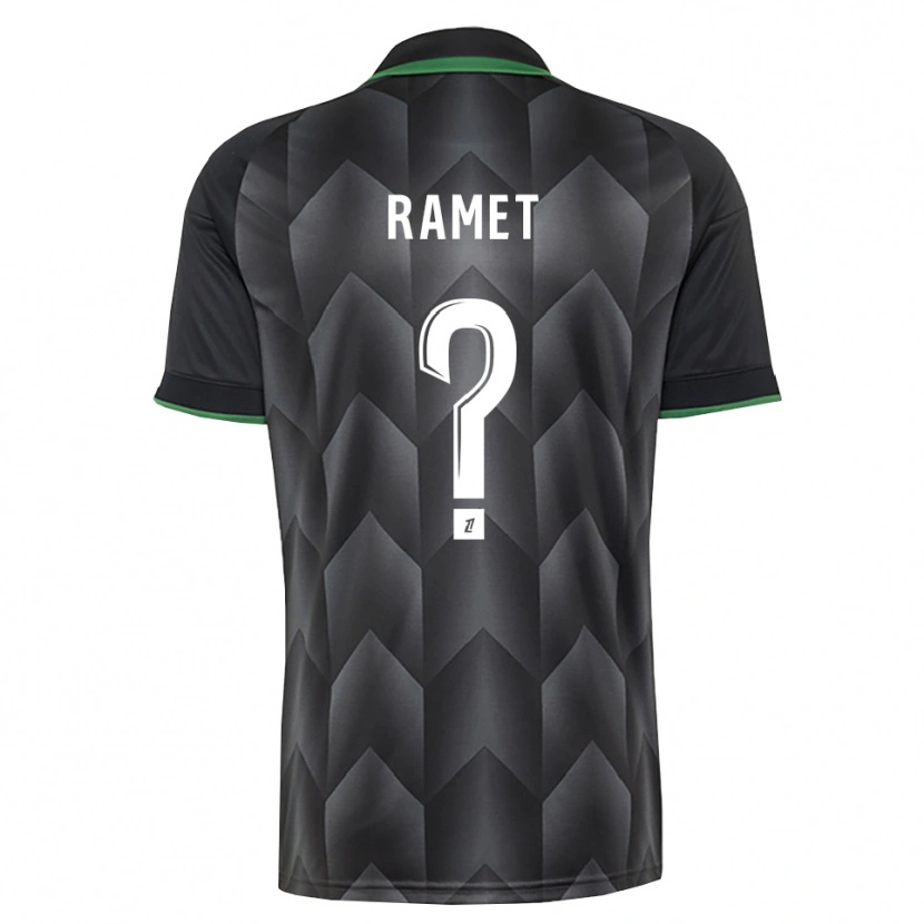 Danxen Dames Simon Ramet #0 Wit Zwart Groen Uitshirt Uittenue 2026/27 T-Shirt België