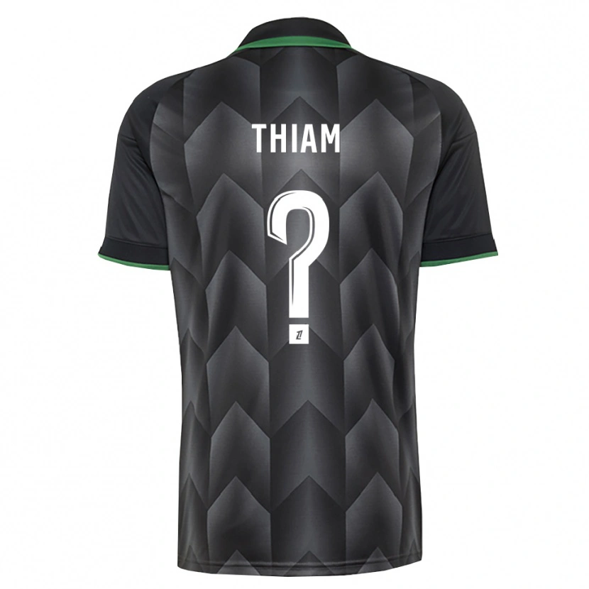 Danxen Dames Mamadou Thiam #0 Wit Zwart Groen Uitshirt Uittenue 2026/27 T-Shirt België