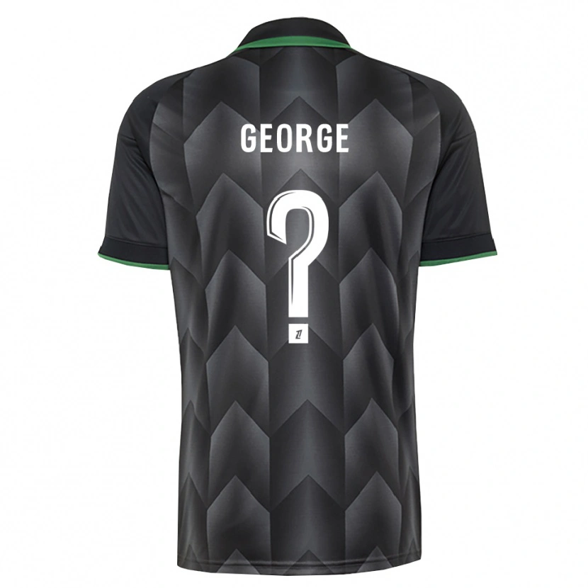 Danxen Dames Ryan George #0 Wit Zwart Groen Uitshirt Uittenue 2026/27 T-Shirt België