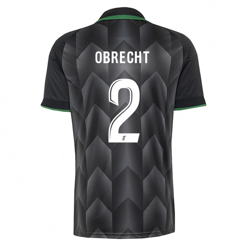 Danxen Dames Laura Obrecht #2 Wit Zwart Groen Uitshirt Uittenue 2026/27 T-Shirt België