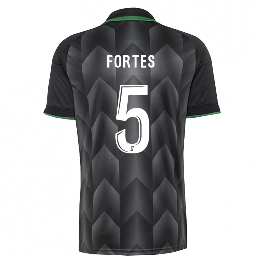 Danxen Dames Steven Fortes #5 Wit Zwart Groen Uitshirt Uittenue 2026/27 T-Shirt België