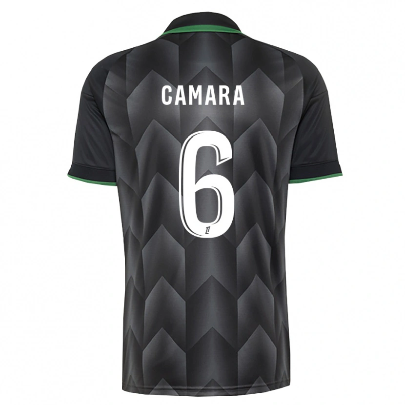 Danxen Dames Mamadou Camara #6 Wit Zwart Groen Uitshirt Uittenue 2026/27 T-Shirt België