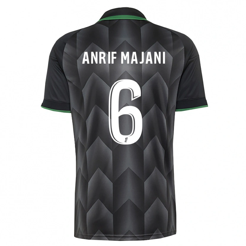 Danxen Dames El Anrif Majani #6 Wit Zwart Groen Uitshirt Uittenue 2026/27 T-Shirt België