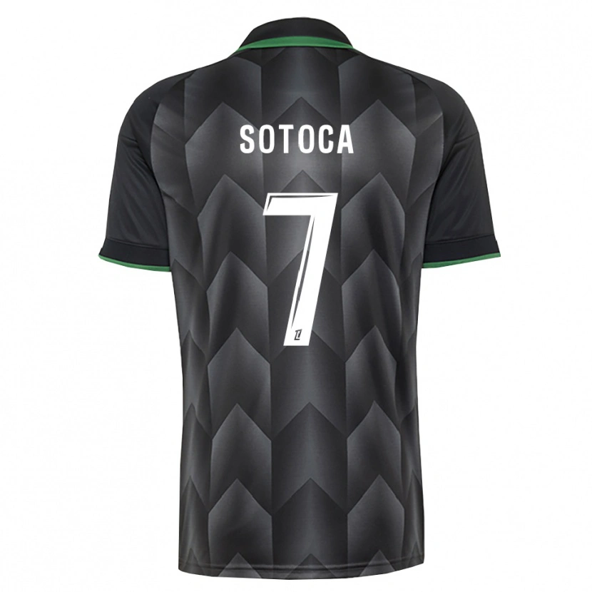 Danxen Dames Florian Sotoca #7 Wit Zwart Groen Uitshirt Uittenue 2026/27 T-Shirt België