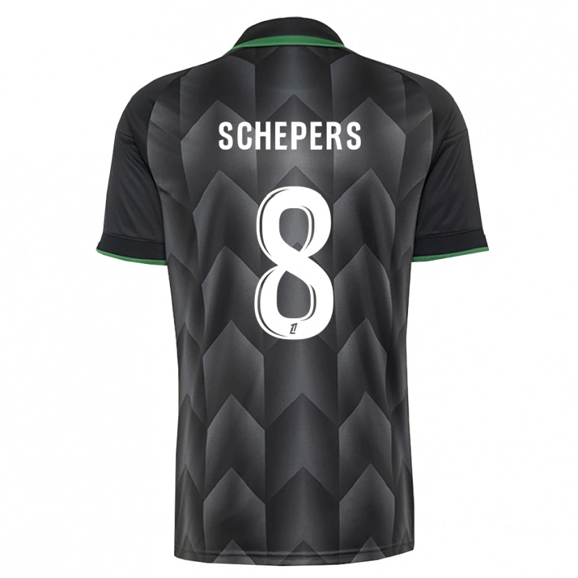 Danxen Dames Marie Schepers #8 Wit Zwart Groen Uitshirt Uittenue 2026/27 T-Shirt België