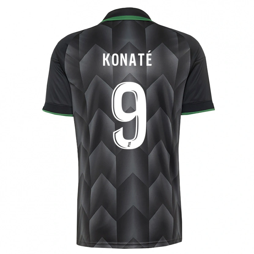 Danxen Dames Seybou Konaté #9 Wit Zwart Groen Uitshirt Uittenue 2026/27 T-Shirt België