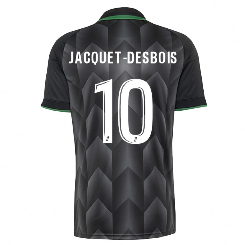 Danxen Dames Tairik Jacquet-Desbois #10 Wit Zwart Groen Uitshirt Uittenue 2026/27 T-Shirt België
