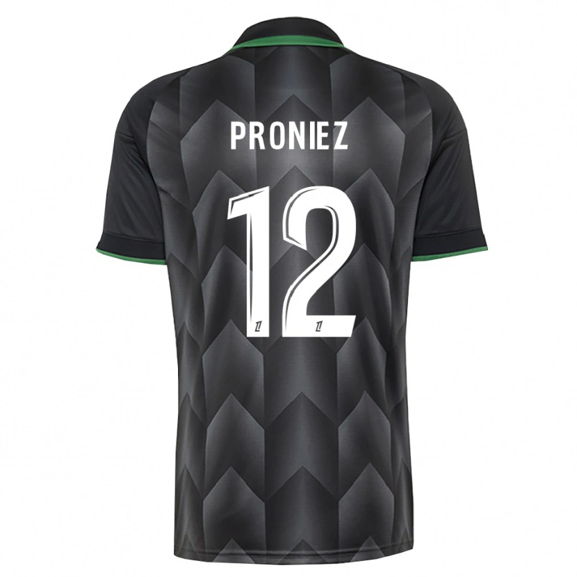 Danxen Dames Fany Proniez #12 Wit Zwart Groen Uitshirt Uittenue 2026/27 T-Shirt België
