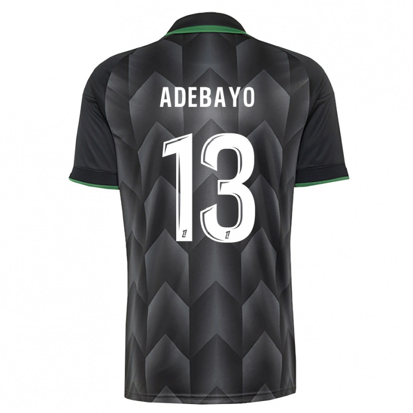 Danxen Dames Kamil Adebayo #13 Wit Zwart Groen Uitshirt Uittenue 2026/27 T-Shirt België