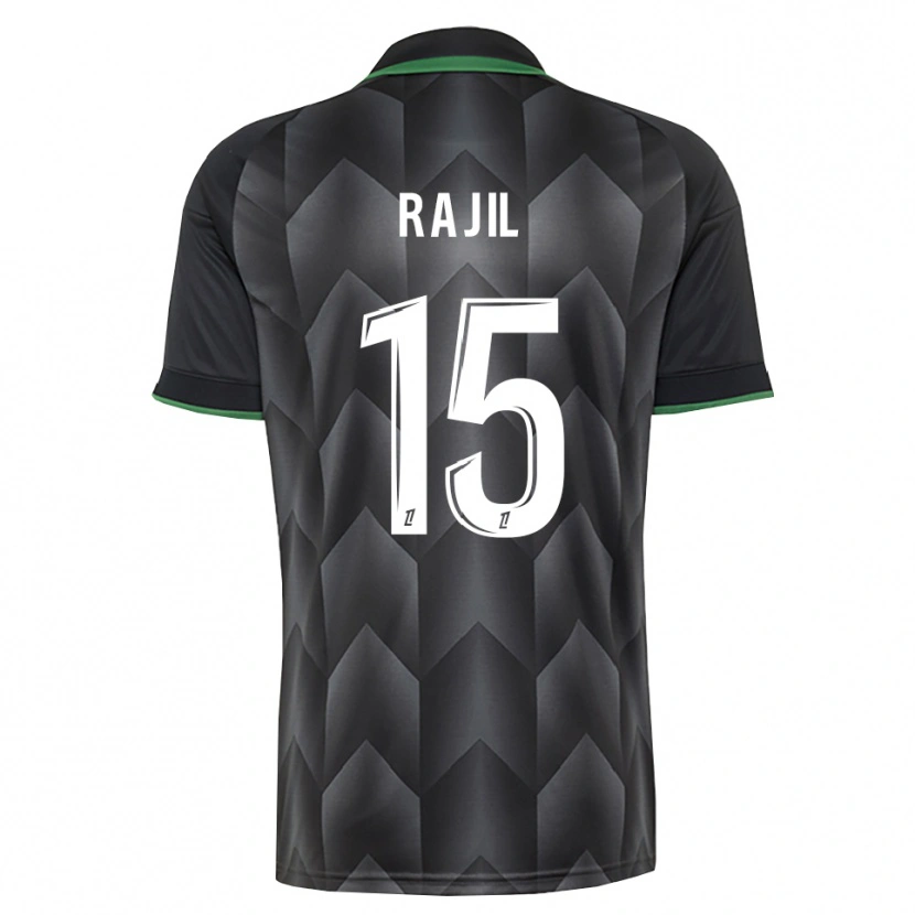 Danxen Dames Jibril Rajil #15 Wit Zwart Groen Uitshirt Uittenue 2026/27 T-Shirt België