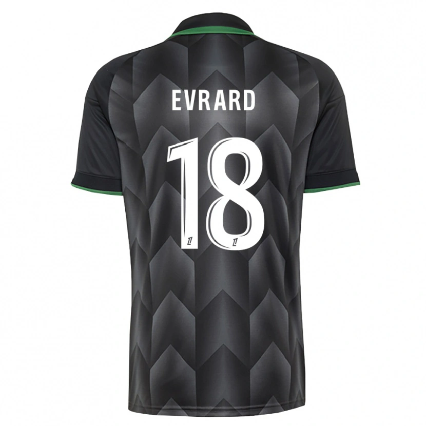 Danxen Dames Julia Evrard #18 Wit Zwart Groen Uitshirt Uittenue 2026/27 T-Shirt België