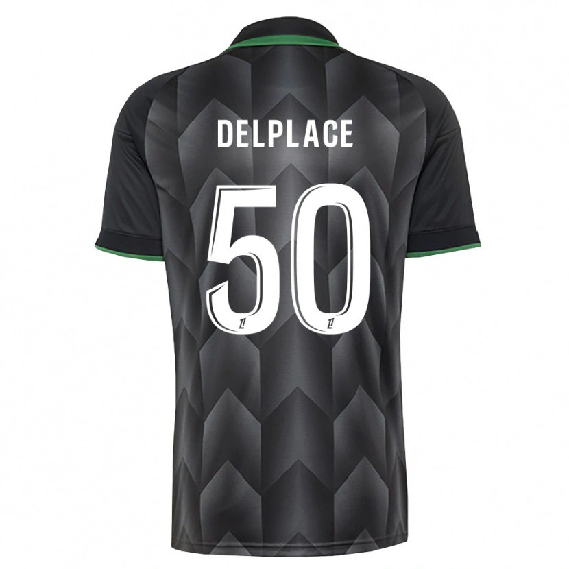 Danxen Dames Adam Delplace #50 Wit Zwart Groen Uitshirt Uittenue 2026/27 T-Shirt België