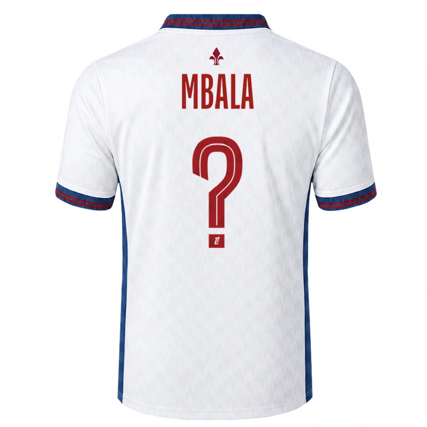 Danxen Dames Olivia Mbala #0 Rood Wit Blauw Uitshirt Uittenue 2026/27 T-Shirt België