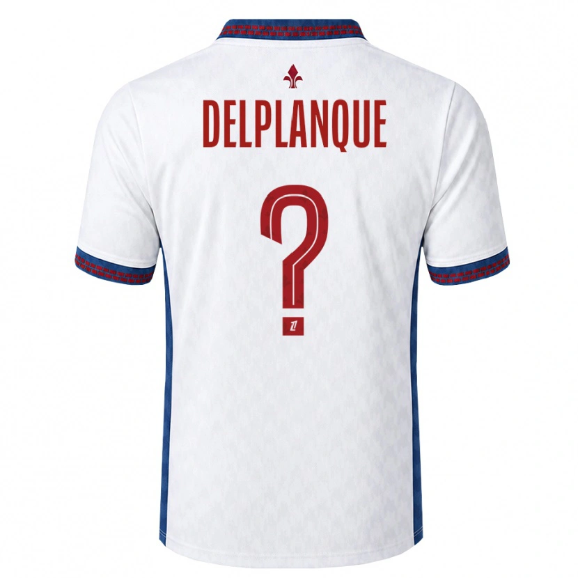 Danxen Dames Gaël Delplanque #0 Rood Wit Blauw Uitshirt Uittenue 2026/27 T-Shirt België