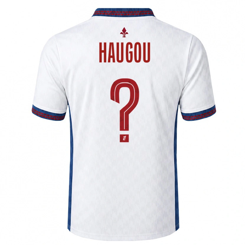 Danxen Dames Pauline Haugou #0 Rood Wit Blauw Uitshirt Uittenue 2026/27 T-Shirt België