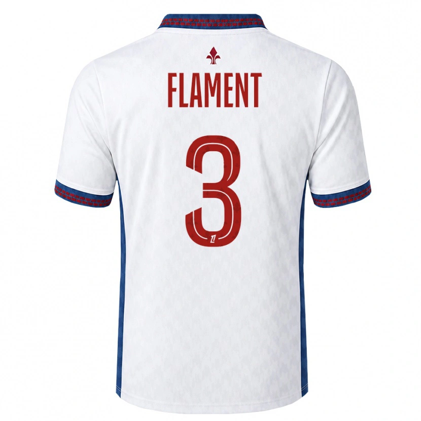 Danxen Dames Corentin Flament #3 Rood Wit Blauw Uitshirt Uittenue 2026/27 T-Shirt België