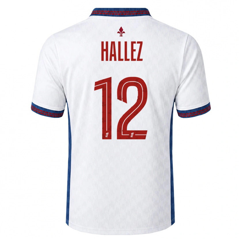 Danxen Dames Alexis Hallez #12 Rood Wit Blauw Uitshirt Uittenue 2026/27 T-Shirt België