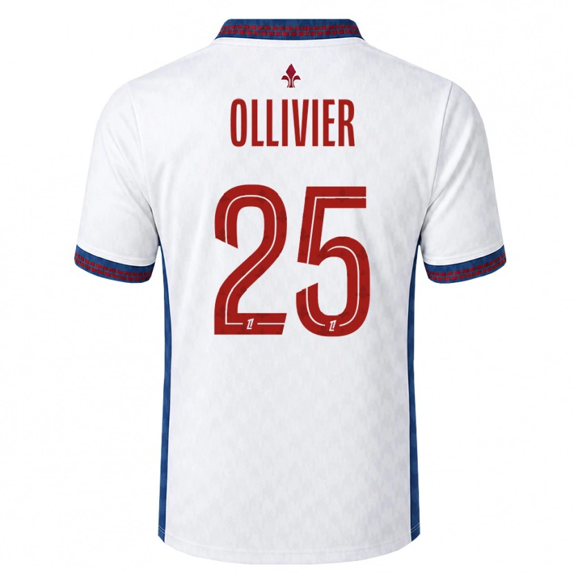 Danxen Dames Agathe Ollivier #25 Rood Wit Blauw Uitshirt Uittenue 2026/27 T-Shirt België