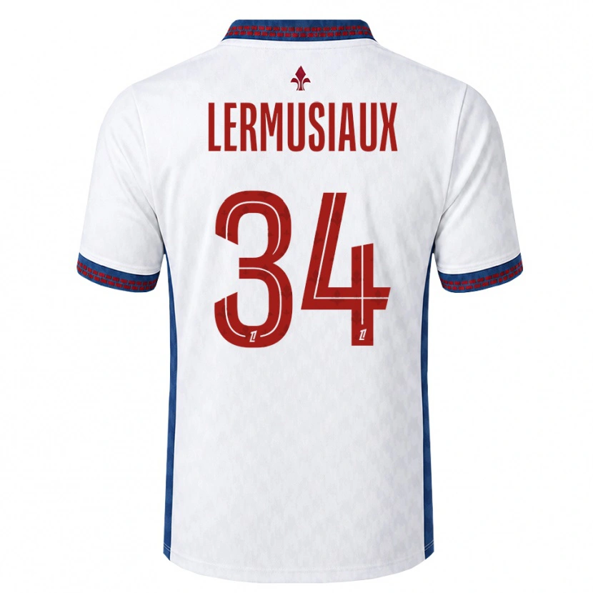 Danxen Dames Chrystal Lermusiaux #34 Rood Wit Blauw Uitshirt Uittenue 2026/27 T-Shirt België